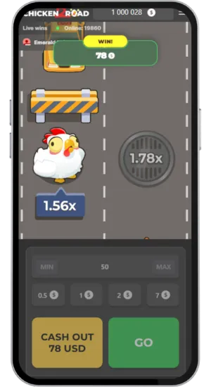Wygrana runda Chicken Road 2