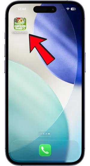 Confirm Chicken Road 2 shortcut creation on iOS
