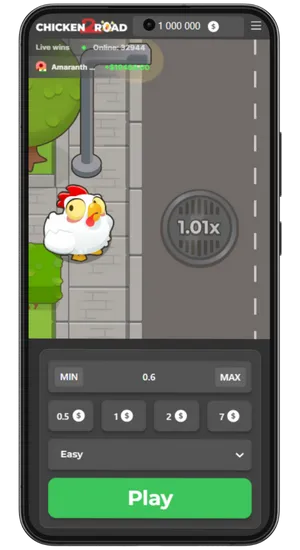 Launching Chicken Road 2 app on Android