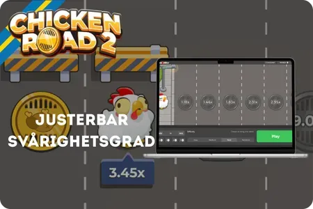 Svårighetsgrader i Chicken Road 2