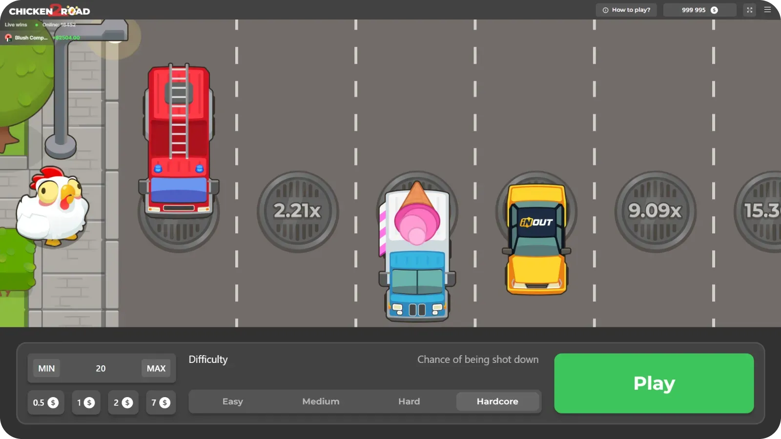 Nieuwe visuals in Chicken Road 2.0