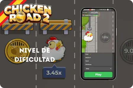 Niveles de dificultad en Chicken Road 2