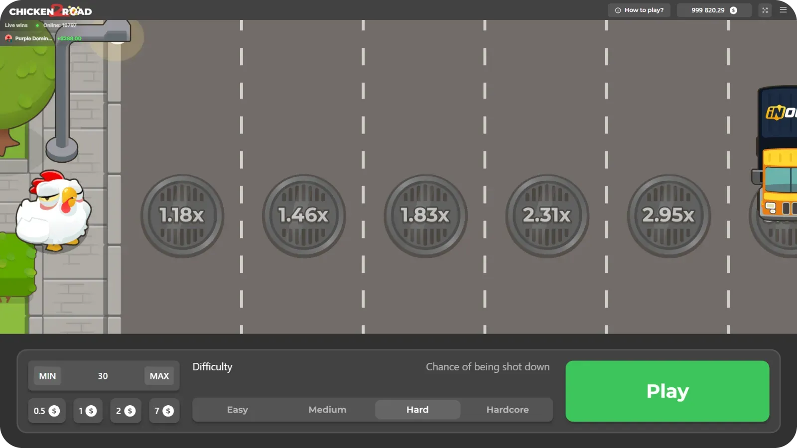 Ny grafik i spelet Chicken Road 2.0