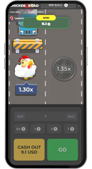 Vinna en runda i Chicken Road 2